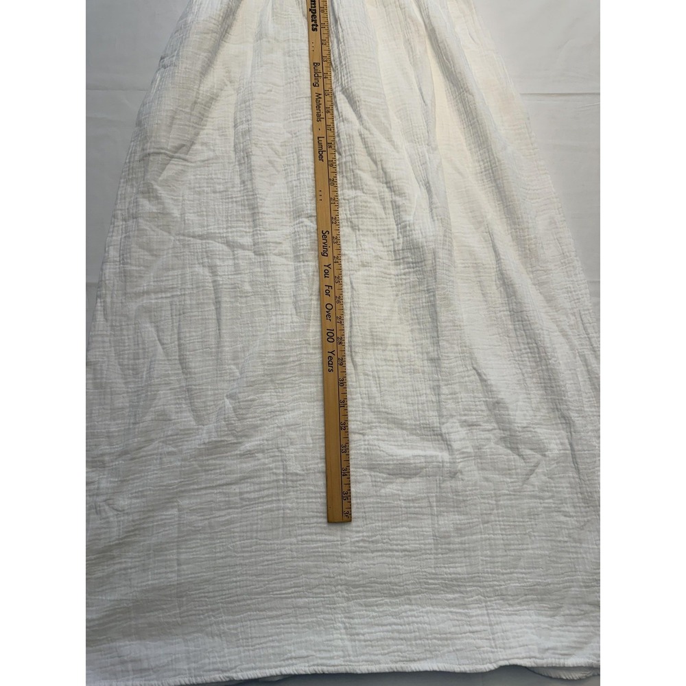 Universal Thread Dress Womens XS White Crochet Bodice Maxi Sundress Boho‎ Lined - Picture 4 of 9